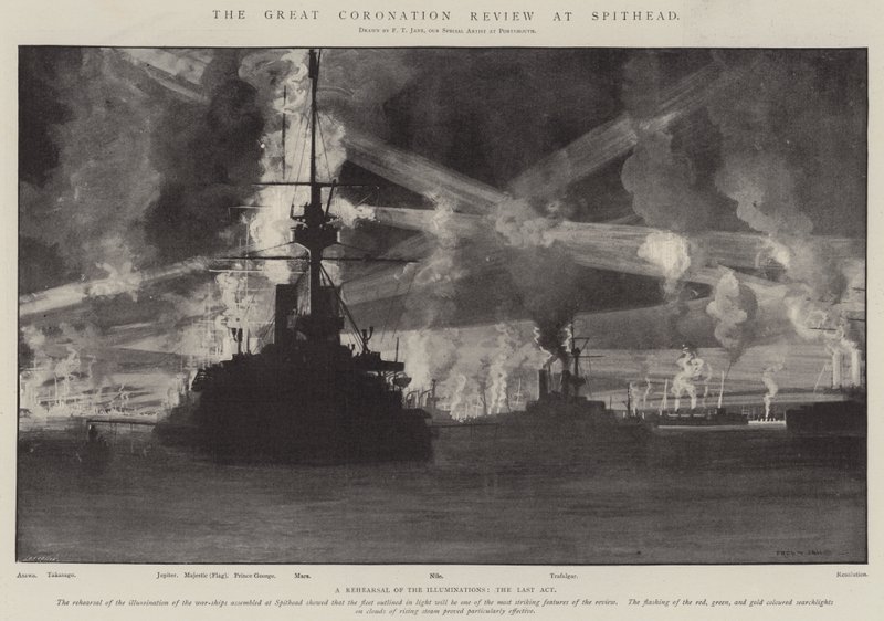 Spithead में ग्रेट कोरोनेशन रिव्यू द्वारा फ्रेड टी। जेन