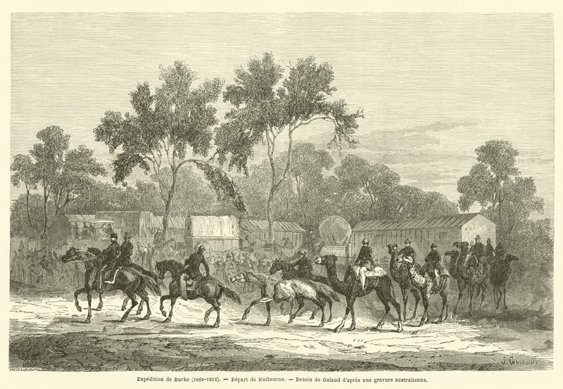अभियान डी बर्क (1860-1861), डिपार्टमेंट डी मेलबोर्न द्वारा फ्रेंच स्कूल