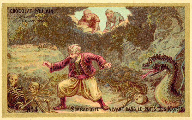 मृतकों के गड्ढों में जिंदा सिनाबाद को फेंक दिया जाता है द्वारा फ्रेंच स्कूल