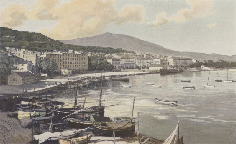Ajaccio, पोर्ट और सिटी द्वारा फ्रेंच फोटोग्राफर
