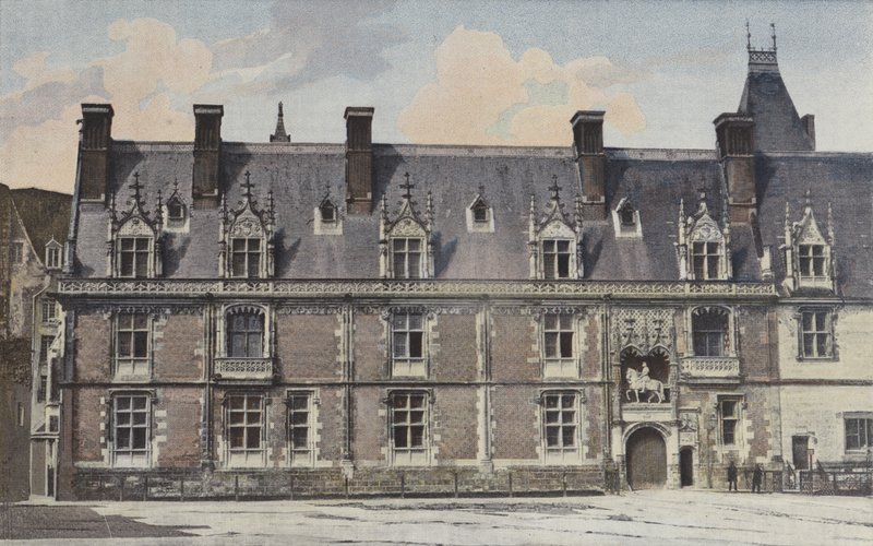 Blois, Chateau, बाहरी लुई XII का बाहरी क्षेत्र द्वारा फ्रेंच फोटोग्राफर