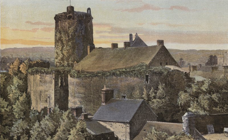 Bricquebec, Chateau, कालकोठरी और किलेबंदी द्वारा फ्रेंच फोटोग्राफर