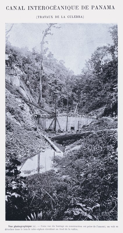 पनामा की अंतरमहाद्वीपीय नहर, ला कुलेब्रा का कार्य (बी / डब्ल्यू फोटो) द्वारा फ्रेंच फोटोग्राफर