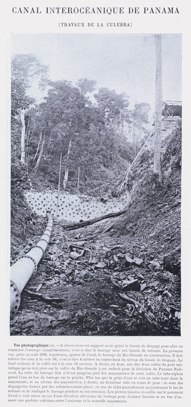 पनामा की अंतरमहाद्वीपीय नहर, ला कुलेब्रा का कार्य (बी / डब्ल्यू फोटो) द्वारा फ्रेंच फोटोग्राफर