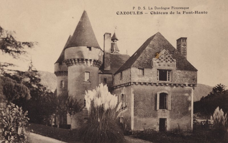 Cazoules, Fonte-Haute का महल द्वारा फ्रेंच फोटोग्राफर