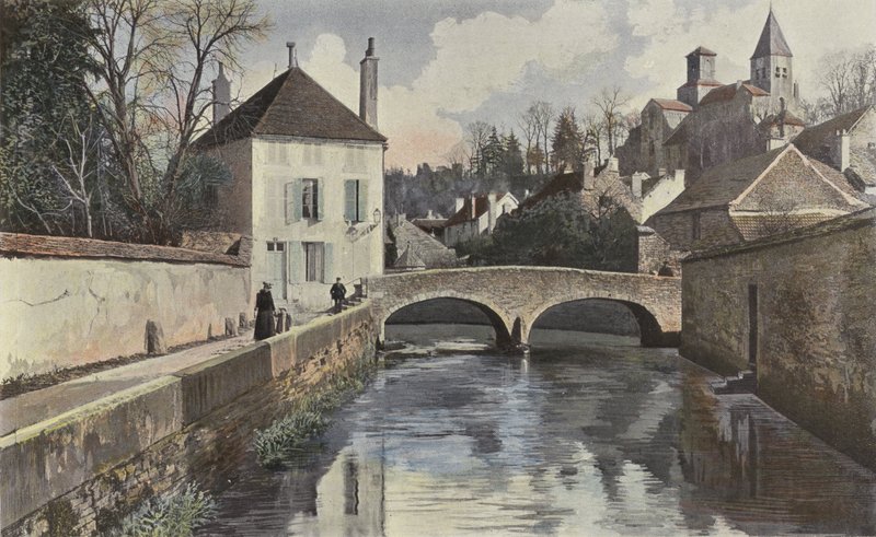 Chatillon-sur-Seine, Saint-Vorles Church और Perthuis-au-Loup द्वारा फ्रेंच फोटोग्राफर