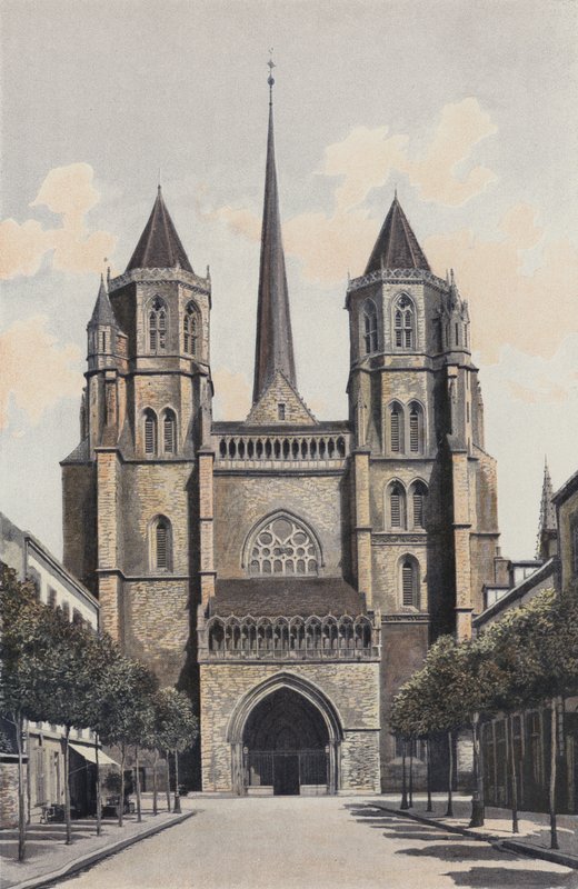 डी जाँ, Cathédrale सेंट के अनुकूल है, फसाड ओह द्वारा फ्रेंच फोटोग्राफर