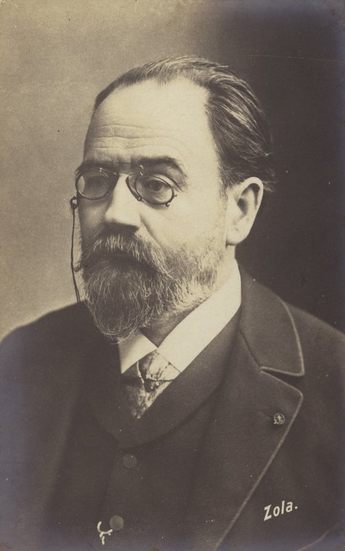 एमिल ज़ोला (1840-1902), फ्रांसीसी उपन्यासकार, पत्रकार और नाटककार द्वारा फ्रेंच फोटोग्राफर