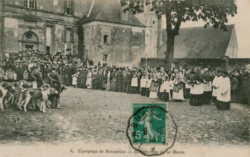 बोनलेस क्रू - बेनेडिक्शन ऑफ द व्हील। 1913 में पोस्टकार्ड भेजा गया। द्वारा फ्रेंच फोटोग्राफर