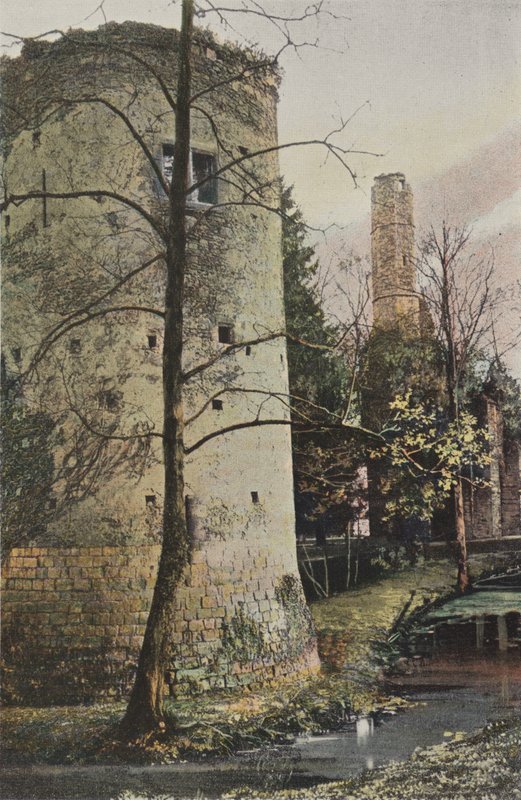 Fontenay-Tresigny, विवियर-एन-ब्री के महल के खंडहर द्वारा फ्रेंच फोटोग्राफर