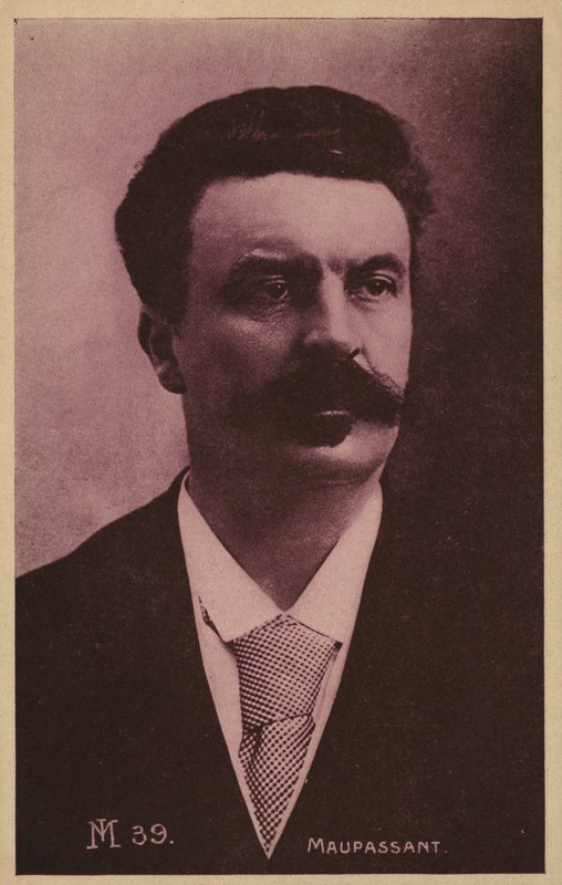 गाइ डे मौपासेंट (1850-1893), फ्रांसीसी लघु कथाकार, उपन्यासकार और कवि द्वारा फ्रेंच फोटोग्राफर