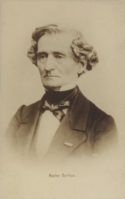 हेक्टर बर्लियोज़, फ्रेंच रोमांटिक संगीतकार (1803-1869) द्वारा फ्रेंच फोटोग्राफर