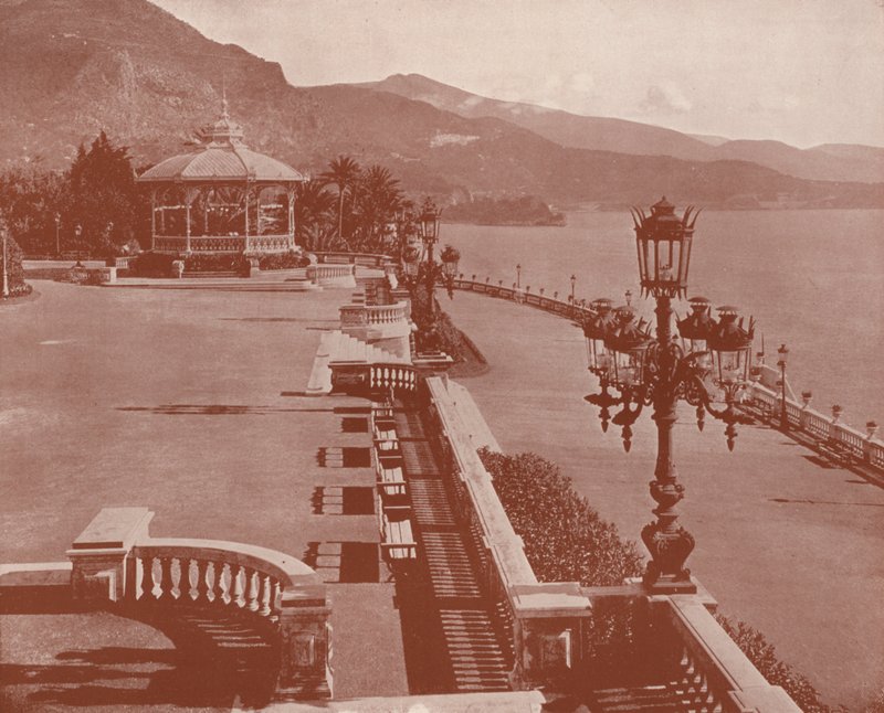कैसीनो गार्डन की समुद्री छत (बी / डब्ल्यू फोटो) द्वारा फ्रेंच फोटोग्राफर