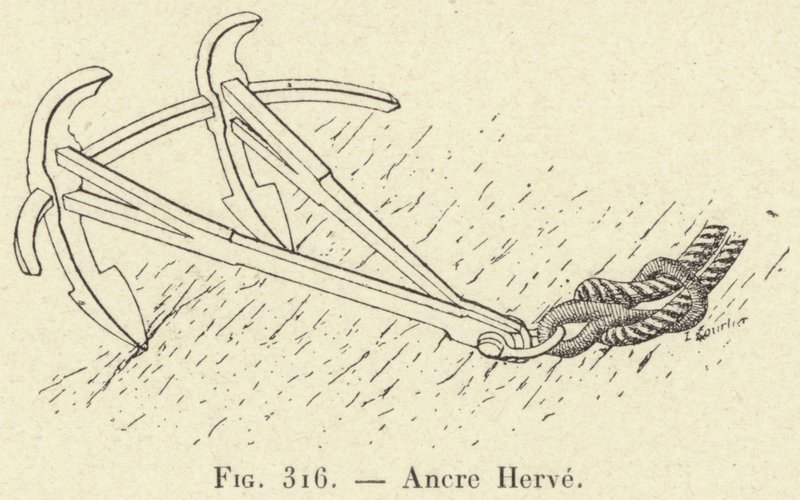 Ancre Herve (उत्कीर्णन) द्वारा फ्रेंच स्कूल