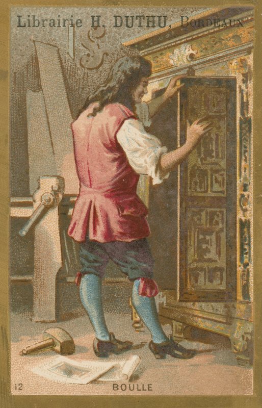 आंद्रे चार्ल्स बाउल (1642-1732), फ्रांसीसी कैबिनेट मंत्री द्वारा फ्रेंच स्कूल