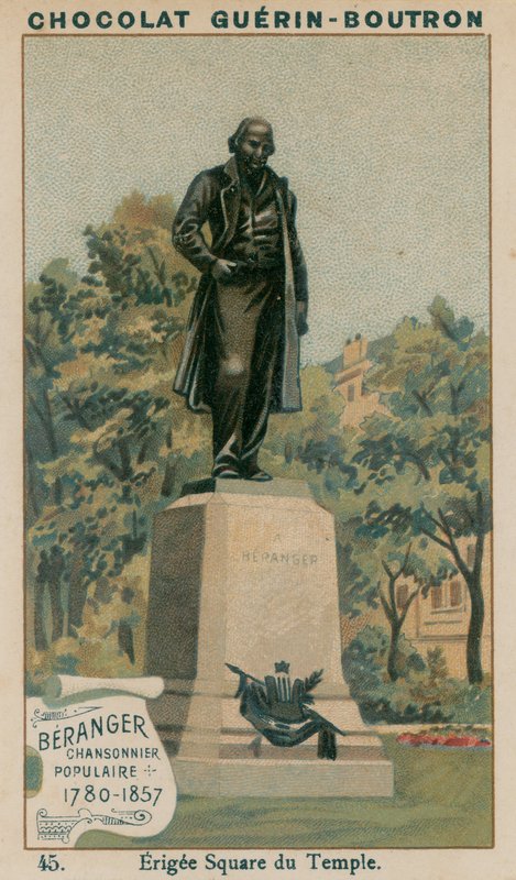 बेरांगर, लोकप्रिय गीतकार, 1780-1857, मंदिर एर्गी स्क्वायर द्वारा फ्रेंच स्कूल