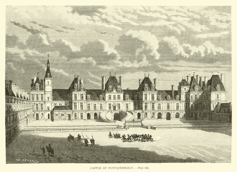 Fontainebleau का महल द्वारा फ्रेंच स्कूल