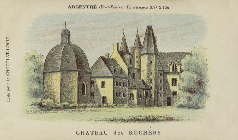 Chateau des Rochers, Argentre, Ile-et-Vilaine द्वारा फ्रेंच स्कूल