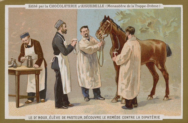 Chocolat dAiguebelle ट्रेड कार्ड द्वारा फ्रेंच स्कूल