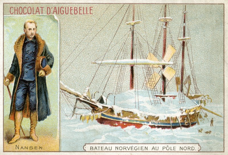Chocolat dAiguebelle ट्रेड कार्ड द्वारा फ्रेंच स्कूल