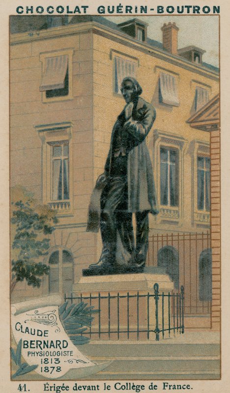 क्लॉड बर्नार्ड, फिजियोलॉजिस्ट, 1813-1878, कॉलेज डी फ्रांस के सामने एर्गी द्वारा फ्रेंच स्कूल