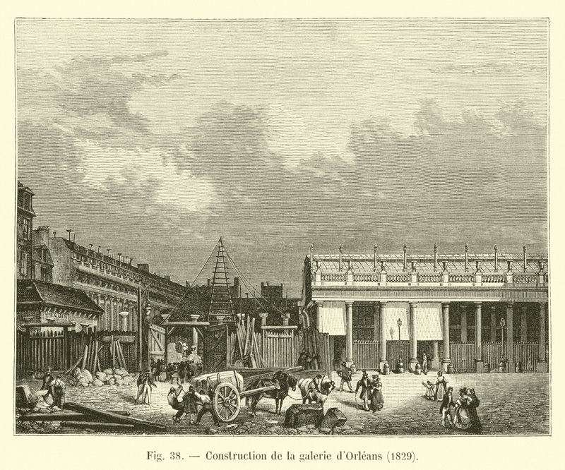 गैलरी dOrleans, 1829 से निर्माण द्वारा फ्रेंच स्कूल