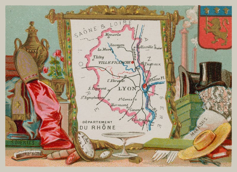 Rhone का विभाग द्वारा फ्रेंच स्कूल