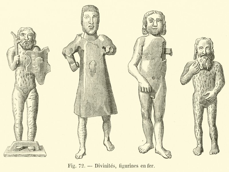 Divinites, मूर्तियों को बनाने के लिए द्वारा फ्रेंच स्कूल