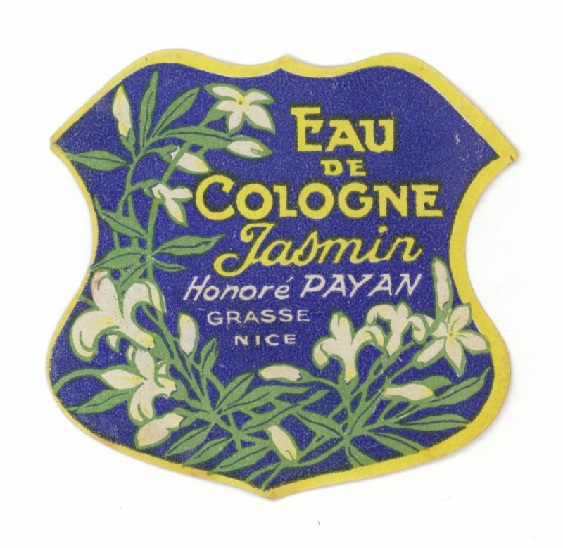 Eau de कोलोन लेबल, जैस्मीन द्वारा फ्रेंच स्कूल