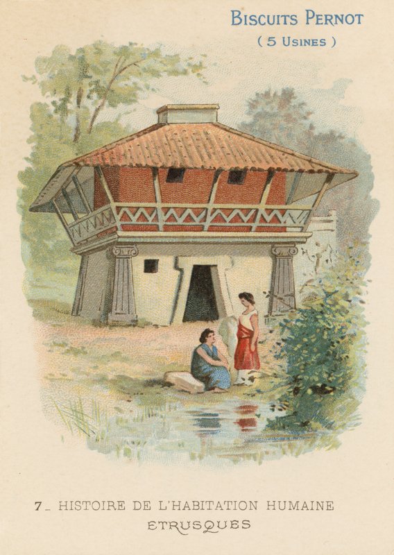 Etruscan घर द्वारा फ्रेंच स्कूल