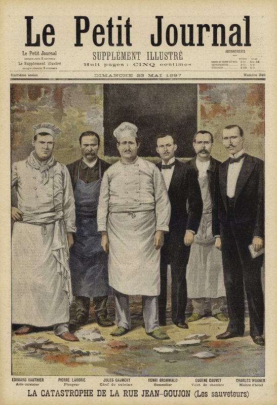 पेरिस, 1897 के बाजार में आग द्वारा फ्रेंच स्कूल