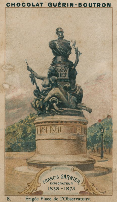 फ्रांसिस गार्नियर, एक्सप्लोरर, 1839-1873, एरजी वेधशाला का स्थान द्वारा फ्रेंच स्कूल