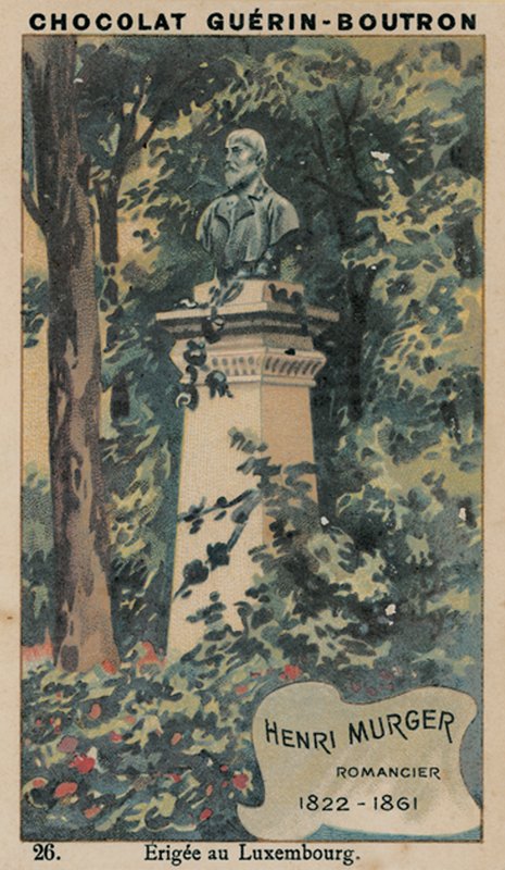 हेनरी मुरगर, रोमनसियर, 1822-1861, एरीजी एयू लक्समबर्ग द्वारा फ्रेंच स्कूल