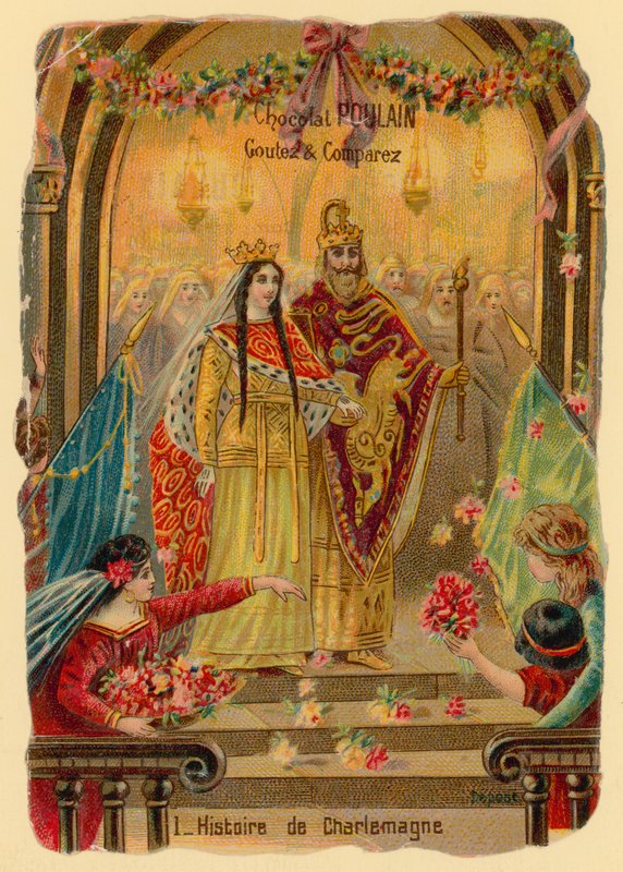 शारलेमेन का इतिहास, कैरोलिंगियन साम्राज्य के संस्थापक (सी 742-814) द्वारा फ्रेंच स्कूल