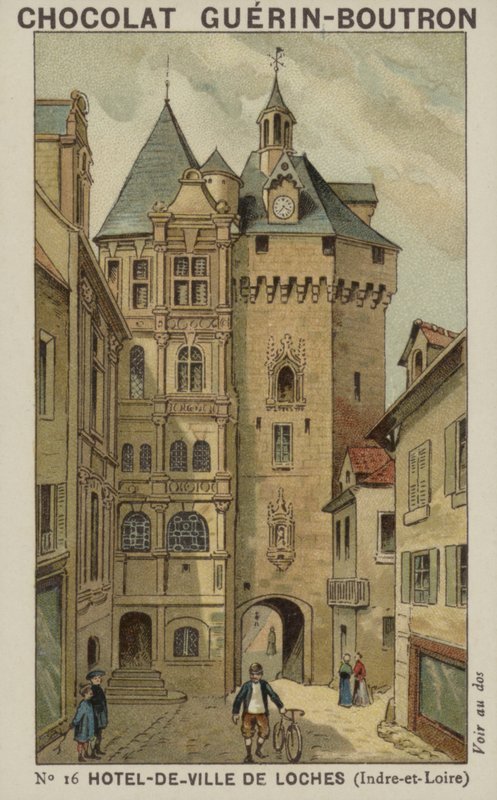 Loches होटल-शहर, Indre-et-Loire द्वारा फ्रेंच स्कूल