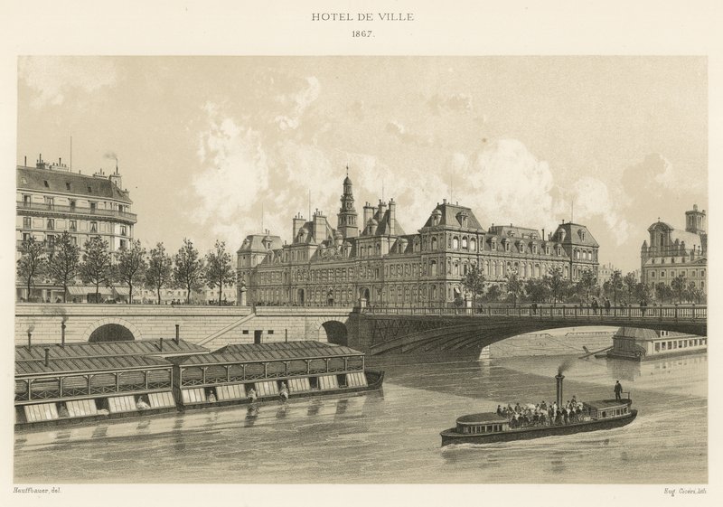 होटल डी विले, 1867 द्वारा फ्रेंच स्कूल