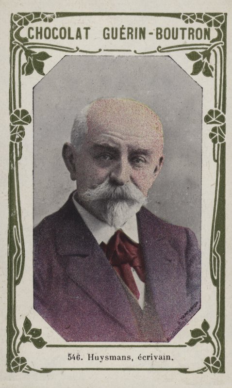 Huysmans, लेखक (रंगीन फोटो) द्वारा फ्रेंच स्कूल
