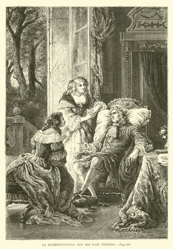 La Rochefoucauld और उनके निष्पक्ष दोस्त द्वारा फ्रेंच स्कूल