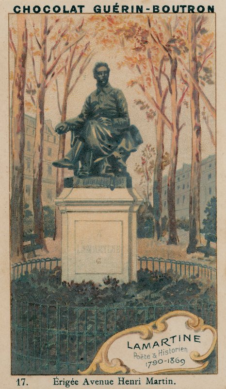 लामार्टाइन, कवि और इतिहासकार, 1790-1869, एर्गी एवेन्यू हेनरी मार्टिन द्वारा फ्रेंच स्कूल