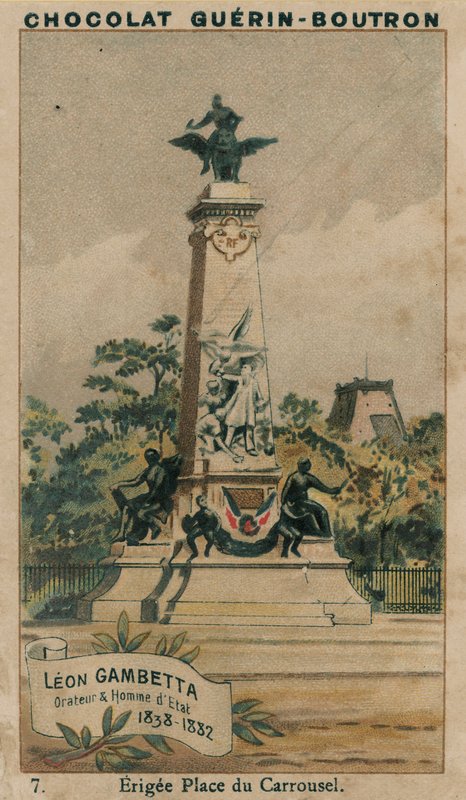 लियोन गैम्बेटा, अध्यक्ष और राजनेता, 1838-1882, एर्गी प्लेस डु कार्रूसेल द्वारा फ्रेंच स्कूल