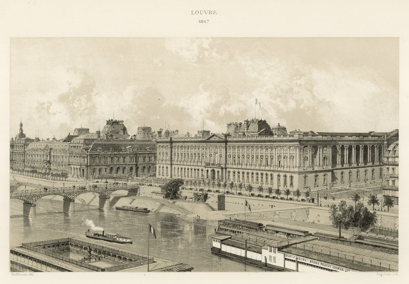 लौवर, 1867 द्वारा फ्रेंच स्कूल