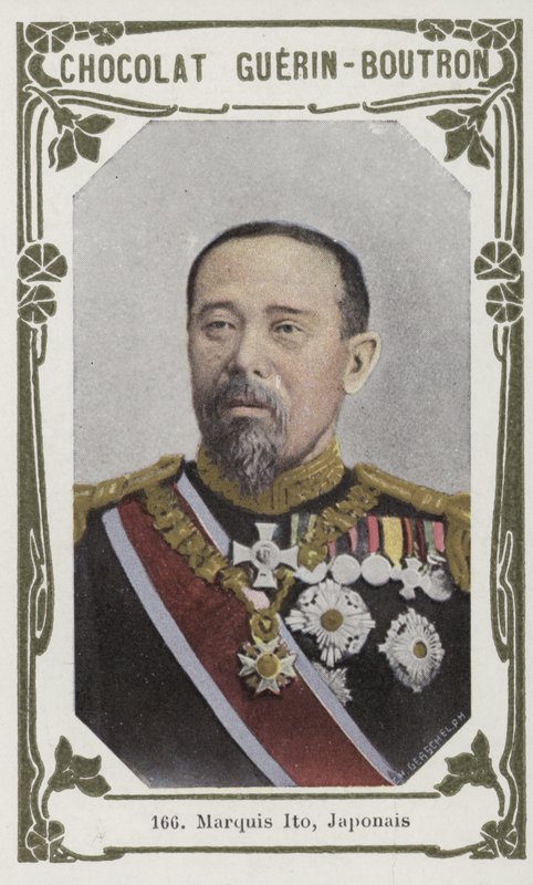 Marquis Ito, जापानी (रंगीन फोटो) द्वारा फ्रेंच स्कूल