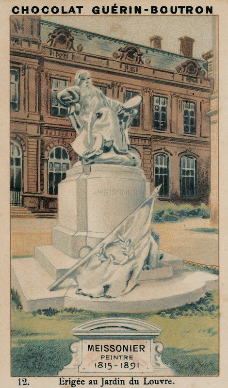 मीसोनियर, पेंटर, 1815-1891, लौवर गार्डन में एर्गी द्वारा फ्रेंच स्कूल