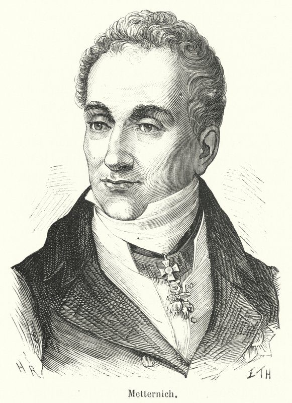 Metternich द्वारा फ्रेंच स्कूल