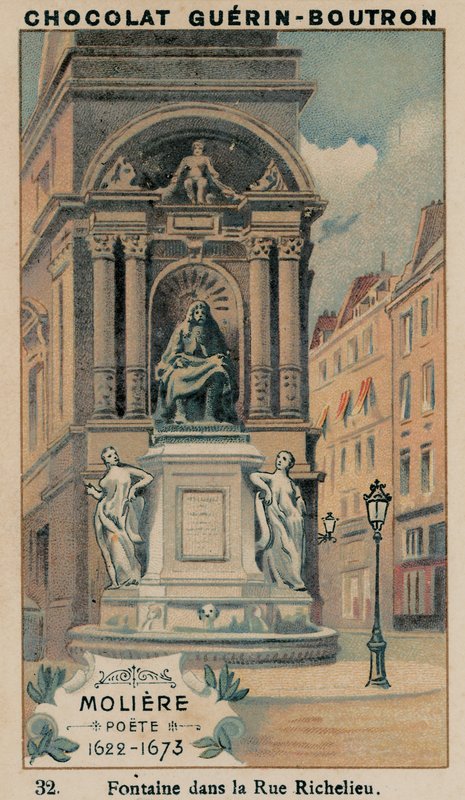 मॉलीयर, पूए, 1622-1673, रिचर्डेल स्ट्रीट में फाउंटेन द्वारा फ्रेंच स्कूल