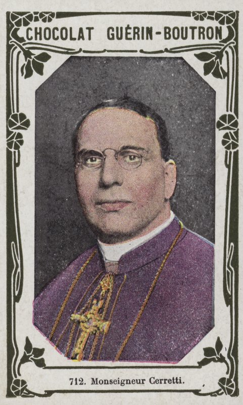 Monseigneur Cerretti (रंगीन फोटो) द्वारा फ्रेंच स्कूल