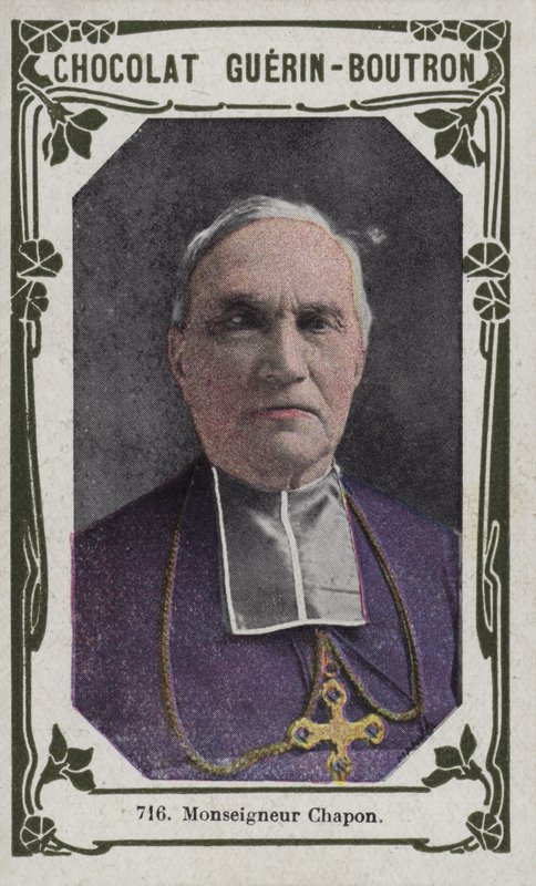 Monsignor Chapon (रंगीन फोटो) द्वारा फ्रेंच स्कूल