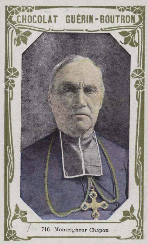 Monsignor Chapon (रंगीन फोटो) द्वारा फ्रेंच स्कूल