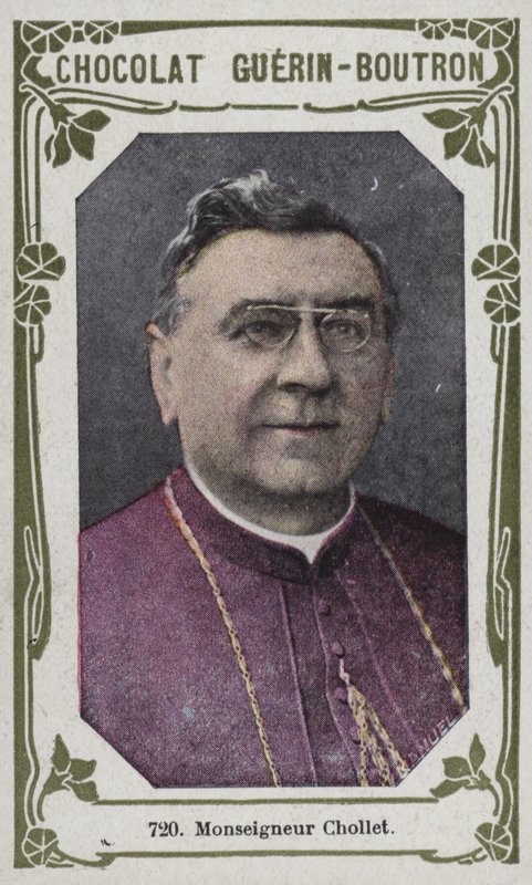 Monseigneur Chollet (रंगीन फोटो) द्वारा फ्रेंच स्कूल
