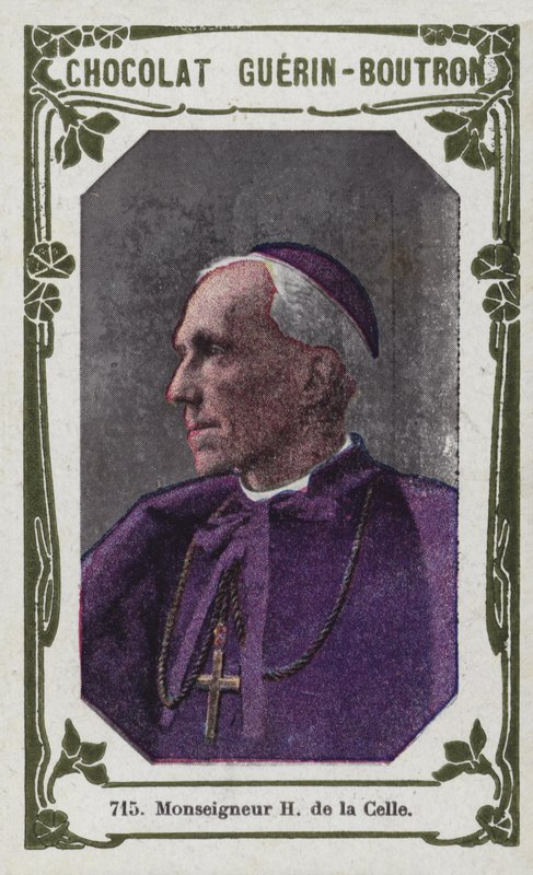 Monsignor H de la Celle (रंगीन फोटो) द्वारा फ्रेंच स्कूल